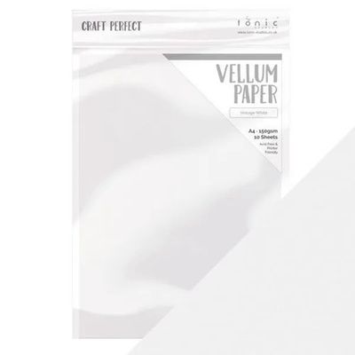 Craft Perfect by Tonic Studios - Vellum Paper Vintage White