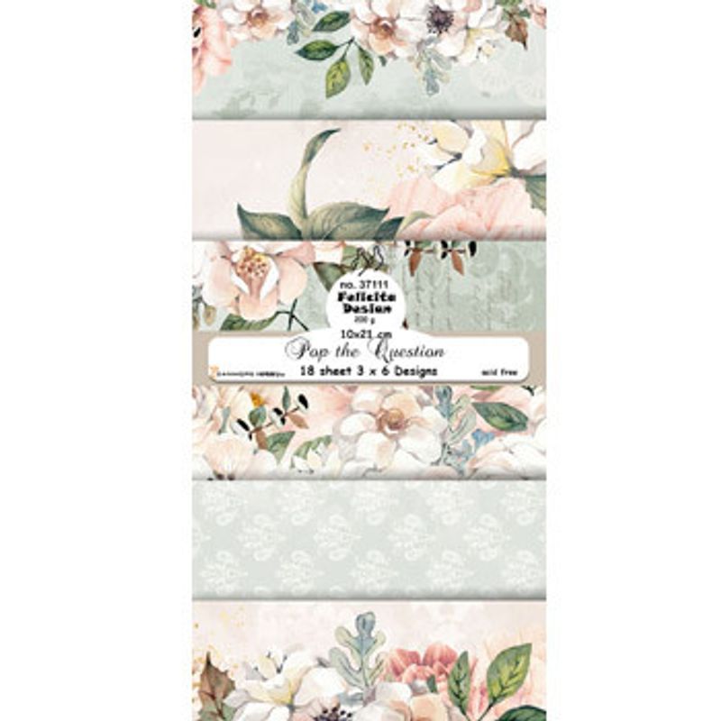 Felicita Design Paperpad Slimcard 10x21 cm - Pop the Question