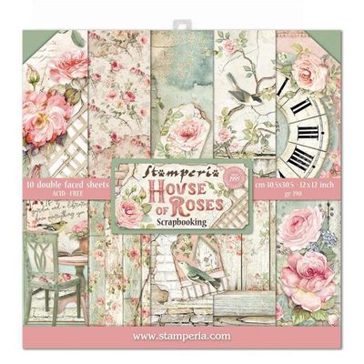 Stamperia - House of Roses - Block 12 x 12