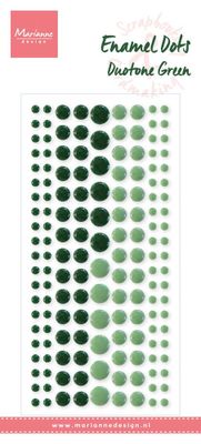 Marianne Design - Enamel Dots - Duotone Greens