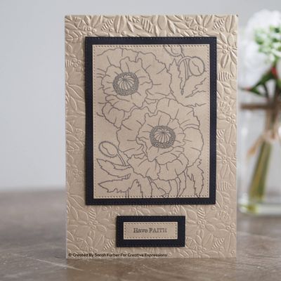 Woodware Clearstamp - Poppies