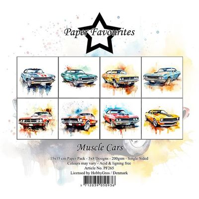 Paper Favourites Paper Pack "Muscle Cars"