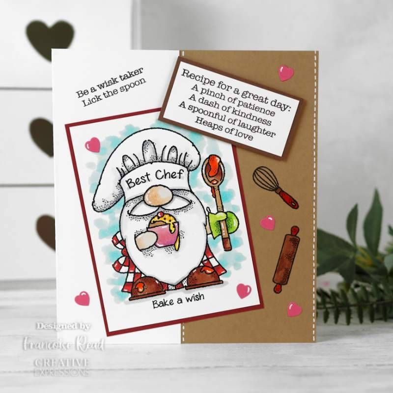 Woodware Clearstamp - Gnome Chef