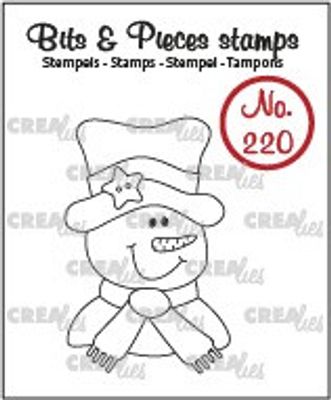 Crealies Clearstamp - Snowman