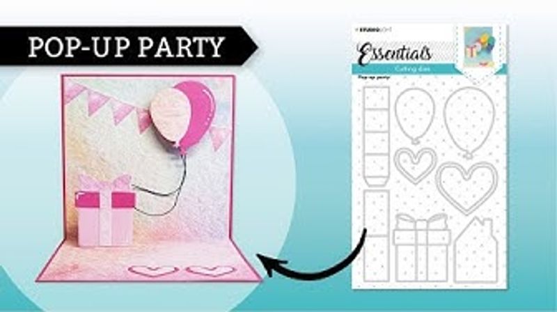 Studio Light Pop-Up Party Cutting Dies