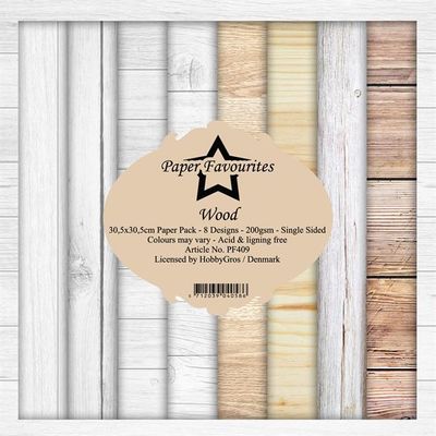Paper Favourites - Wood Paperpack 12' x 12