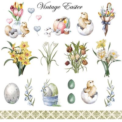 Reprint Hobby - Vintage Easter Klippark 12' x 12'