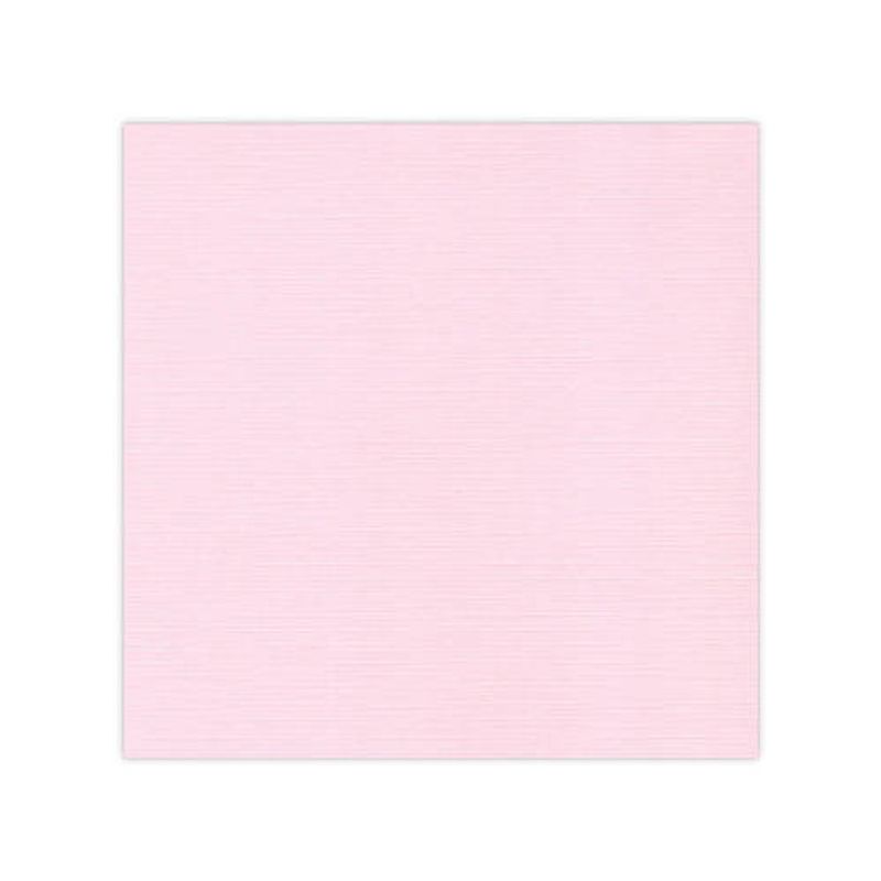 Linnen Cardstock - 30.5 x 30.5 - Light Pink