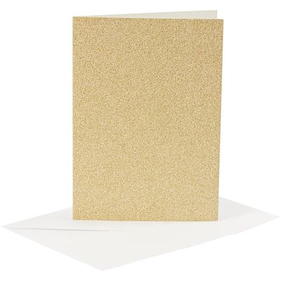 Kort & Kuvert - Guld Glitter