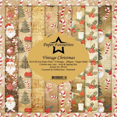 Paper Favourites - Vintage Christmas Paperpack 12' x 12'
