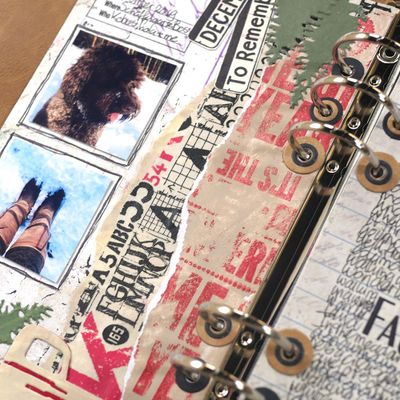 Elizabeth Craft Designs Dies - Planner Essentials 16 - Christmas Tree Page