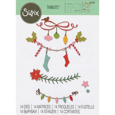 Sizzix Thinlits Dies - Christmas Borders