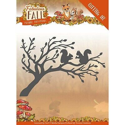 Yvonne Creations Dies - Fabulous Fall - Squirrels