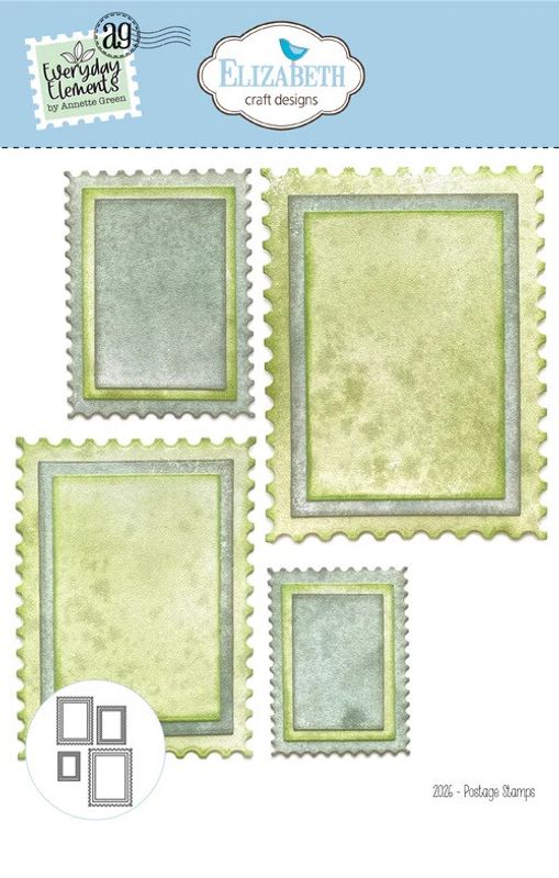 Elizabeth Craft Designs Dies - Postage Stamps