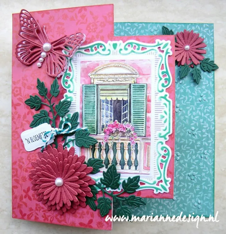 Marianne Design Die Anja's Vertical Folding Rectangle