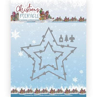 Yvonne Creations - Christmas Miracle - Star Deorations