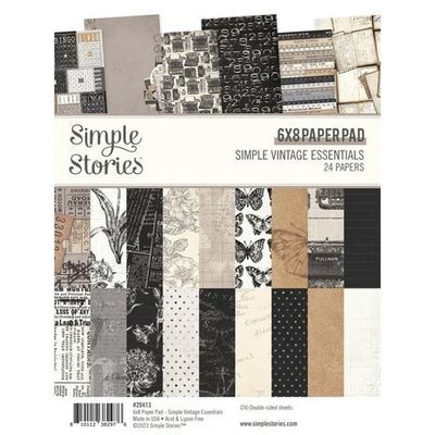 Simple Stories Simple Vintage Essentials 6x8 Inch Paper Pad