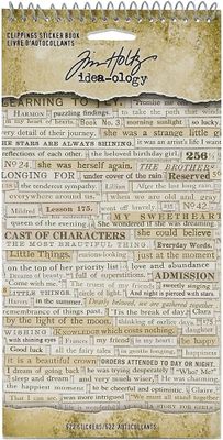 Tim-Holtz-idea-Ology - Clipping Stickers Book