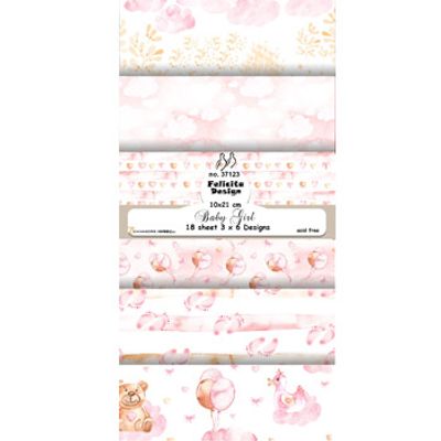Felicita Design Paperpad Slimcard 10x21 cm - Baby Girl