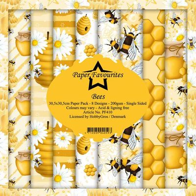 Paper Favourites - Bees Paperpack 12' x 12