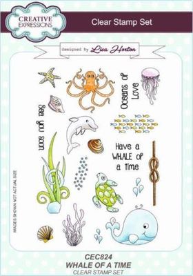 Creative Expressions Clear Stamp Set - Whale of a Time