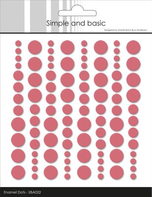 Simple and Basic Enamel Dots ”English Rose”