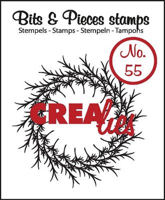 Crealies Clearstamp - Wreath