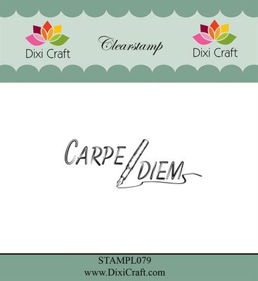 Dixi Craft Clearstamps - Carpe Diem