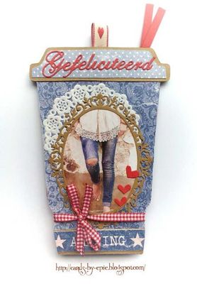 Dutch Doobadoo Mask - Card Art “Coffee Mug”