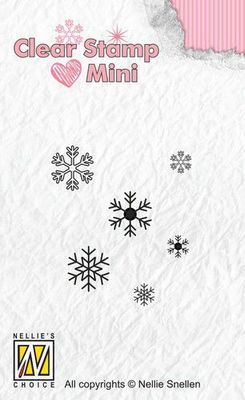 Nellie Snellen Clearstamp - Snowflakes