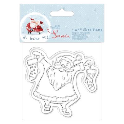 Docrafts Papermania Clearstamp - At home with Santa - Santa