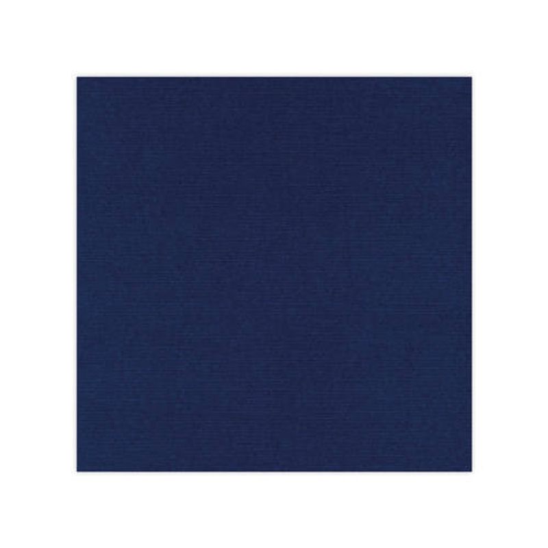 Linnen Cardstock - 30.5 x 30.5 - Dark Blue
