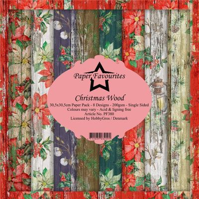 Paper Favourites - Christmas Wood Paperpack 12' x 12'