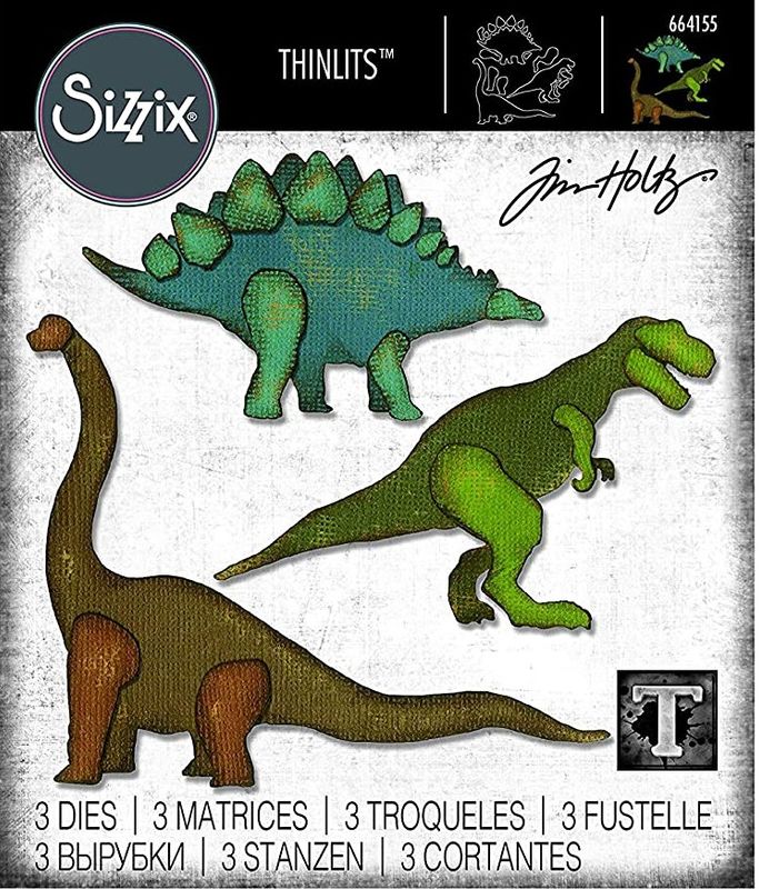 Sizzix/Tim Holtz Thinlits Die ”Prehistoric”