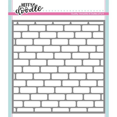 Heffy Doodle Brick By Brick Stencil