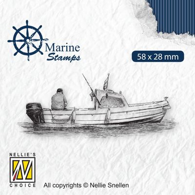 Nellie Snellen Marine Stamps - Boat