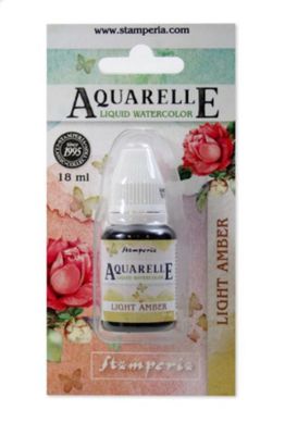 Stamperia Aquarelle Watercolor Light Amber (18ml)