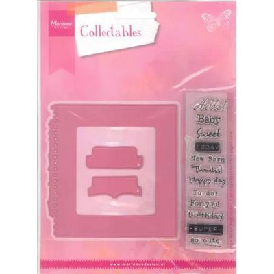 Marianne Design Collectable Dies Tab With Text
