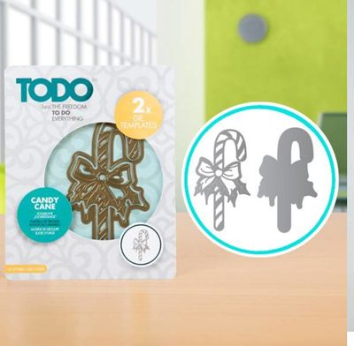 TODO Die Template Set Candy Cane