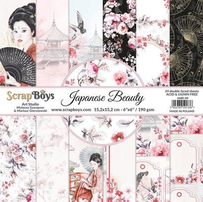 ScrapBoys Japanese Beauty 6x6 Inch Paper Pad