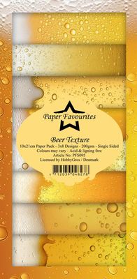 Paper Favourites Slim Card "Beer Texture"