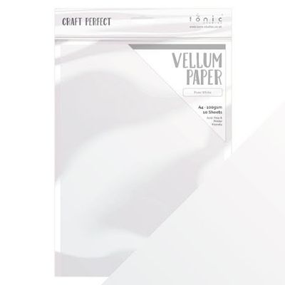Craft Perfect by Tonic Studios - Vellum Paper Pure White