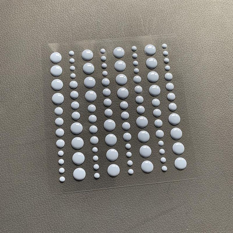 Simple and Basic Enamel Dots ”Pigeon Blue”