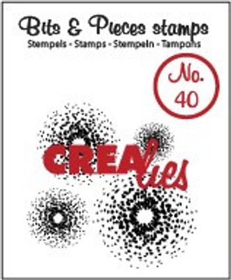 Crealies Clearstamp - Bits & Pieces No 40