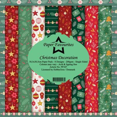 Paper Favourites - Christmas Decoration Paperpack 12' x 12