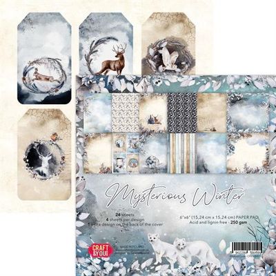 Craft & You Paperpad "Mysterious Winter" 6"x6"