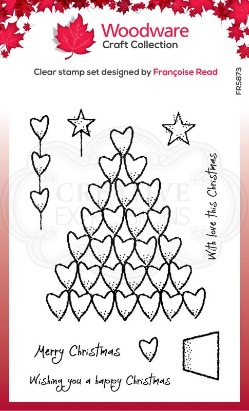Woodware Clearstamp - Heart Tree