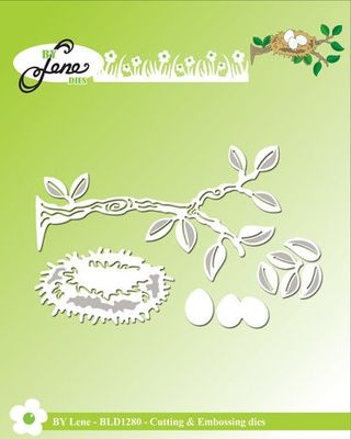 By Lene Dies - Branch & Birds Nest
