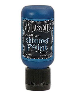 Dylusions Shimmer Paint - London Blue