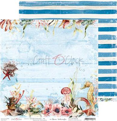 Craft O'Clock - Paper Collection Set 12"*12" Seaside Greetings